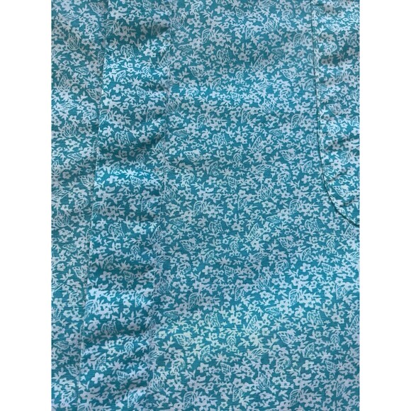 Stacy Adams Cotton Ditsy Floral Button Up Shirt Size 18.5 38/39 - Picture 3 of 8